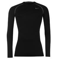 nike hyperwarm long sleeved mens compression top