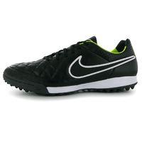 nike tiempo legacy mens astro turf trainers black volt