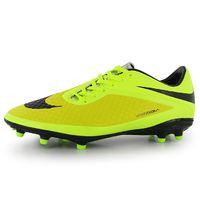 Nike Hypervenom Phelon FG Mens Football Boots (Yellow-Black)
