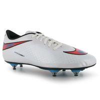 nike hypervenom phade sg mens football boots white blue