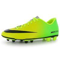 Nike Mercurial Vortex FG Mens Football Boots (Yellow-Black)