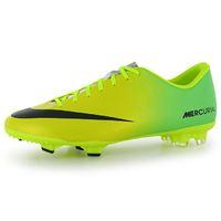 nike mercurial victory fg mens football boots yellow black