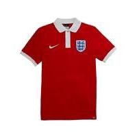 nike red england match up polo