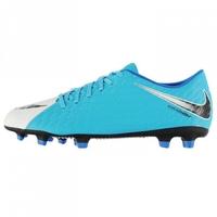 Nike Hypervenom III 3 Phade FG Mens Football Boots (White-Blue)