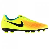 nike magista ola fg mens football boots volt orange