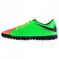 Nike Hypervenom III 3 X Phade Mens Astro Turf Trainers (Green-Orange)