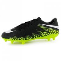 nike hypervenom phelon fg mens football boots black green