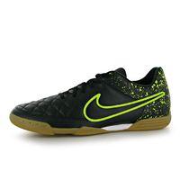 nike tiempo rio mens indoor football trainers black volt