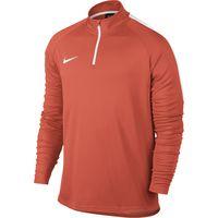 nike dry academy half zip drill top turf orange kids