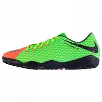 Nike Hypervenom III 3 X Phelon Mens Astro Turf Trainers (Green-Orange)