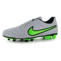 nike tiempo rio fg mens football boots wolf grey green