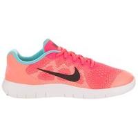 Nike Free Run 2017 GS Running Shoes - Girls - Racer Pink/Black/Lava Glow