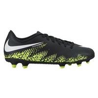 Nike Jr Hypervenom Phade II FG Football Boots - Youth - Black/Volt