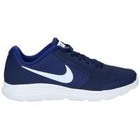 Nike Revolution 3 GS Running Shoes - Boys - Binary Blue/White/Deep Royal