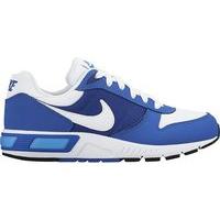 Nike Nightgazer GS Running Shoes - Boys - White/Game Royal/Deep Royal Blue