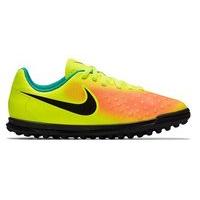 Nike Magista Ola II Turf Football Boots - Youth - Volt/Total Orange/Clear Jade/Black