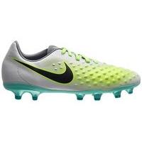 Nike Magista Opus II FG Football Boots - Youth - Pure Platinum/Ghost Green/Hyper Turquoise/Black