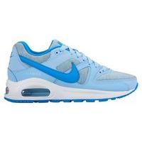 Nike Air Max Command Flex GS Running Shoes - Girls - Blue Cap/Photo Blue/White