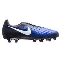 Nike Jr Magista Opus II FG Football Boots - Youth - Black/Blue/White