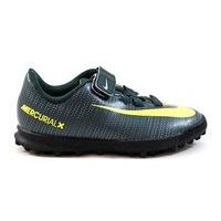 Nike Jr Mercurial Vortex (V) CR7 Turf Football Boots - Youth - Seaweed