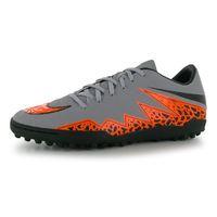 nike hypervenom phelon astro turf trainers wolf grey total orange