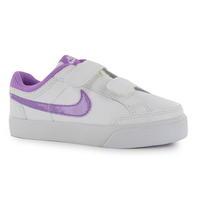 nike capri 3 leather girls trainer