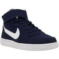 nike court borough mid girlss childrens shoes high top trainers in mul ...