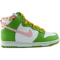 nike dunk high girlss childrens shoes trainers in white