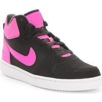 nike court borough mid gs girlss childrens shoes high top trainers in  ...