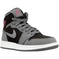 Nike Air Jordan 1 Retro High boys\'s Children\'s Shoes (High-top Trainers) in Grey
