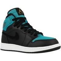 Nike Air Jordan 1 Retro High girls\'s Children\'s Shoes (High-top Trainers) in Blue