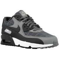 Nike Air Max 90 SE Ltr girls\'s Children\'s Shoes (Trainers) in Grey