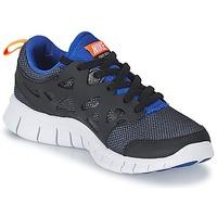 Nike FREE RUN 2 JUNIOR boys\'s Children\'s Shoes (Trainers) in black