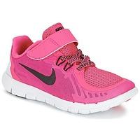 nike free 5 psv girlss childrens shoes trainers in pink