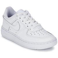 Nike AIR FORCE 1 CADET boys\'s Children\'s Shoes (Trainers) in white