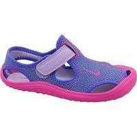 nike sunray protect ps boyss childrens sandals in blue