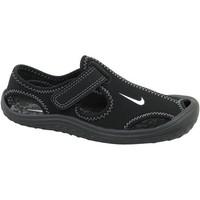 nike sunray protect ps girlss childrens shoes trainers in black