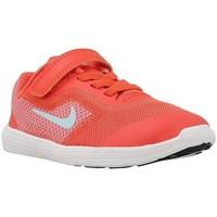 Nike Revolution 3 Tdv girls\'s Children\'s Shoes (Trainers) in orange