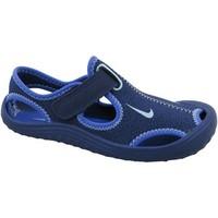 nike sunray protect ps girlss childrens shoes trainers in blue