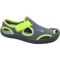 nike sunray protect td girlss childrens sandals in grey