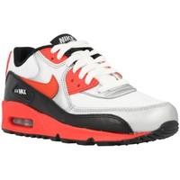 nike air max 90 gs boyss childrens shoes trainers in white