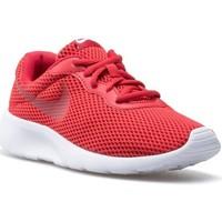 nike tanjun br gs girlss childrens shoes trainers in red