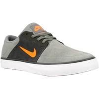 Nike SB Portmore GS boys\'s Children\'s Shoes (Trainers) in grey