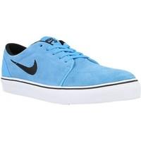 nike satire gs girlss childrens skate shoes in blue