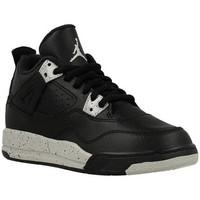 Nike Jordan 4 Retro LS BP girls\'s Children\'s Shoes (High-top Trainers) in Grey