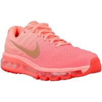 Nike Air Max 2017 GS girls\'s Children\'s Shoes (Trainers) in Pink