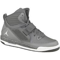 Nike Jordan Flight 97 BG girls\'s Children\'s Shoes (High-top Trainers) in Grey