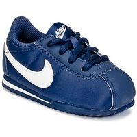 Nike CORTEZ NYLON TODDLER boys\'s Children\'s Shoes (Trainers) in blue