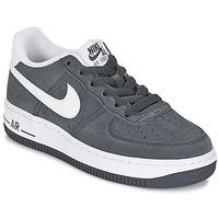 Nike AIR FORCE 1 GRADE SCHOOL boys\'s Children\'s Shoes (Trainers) in grey