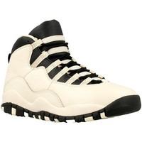 Nike Air Jordan 10 Retro Prem boys\'s Children\'s Shoes (High-top Trainers) in BEIGE